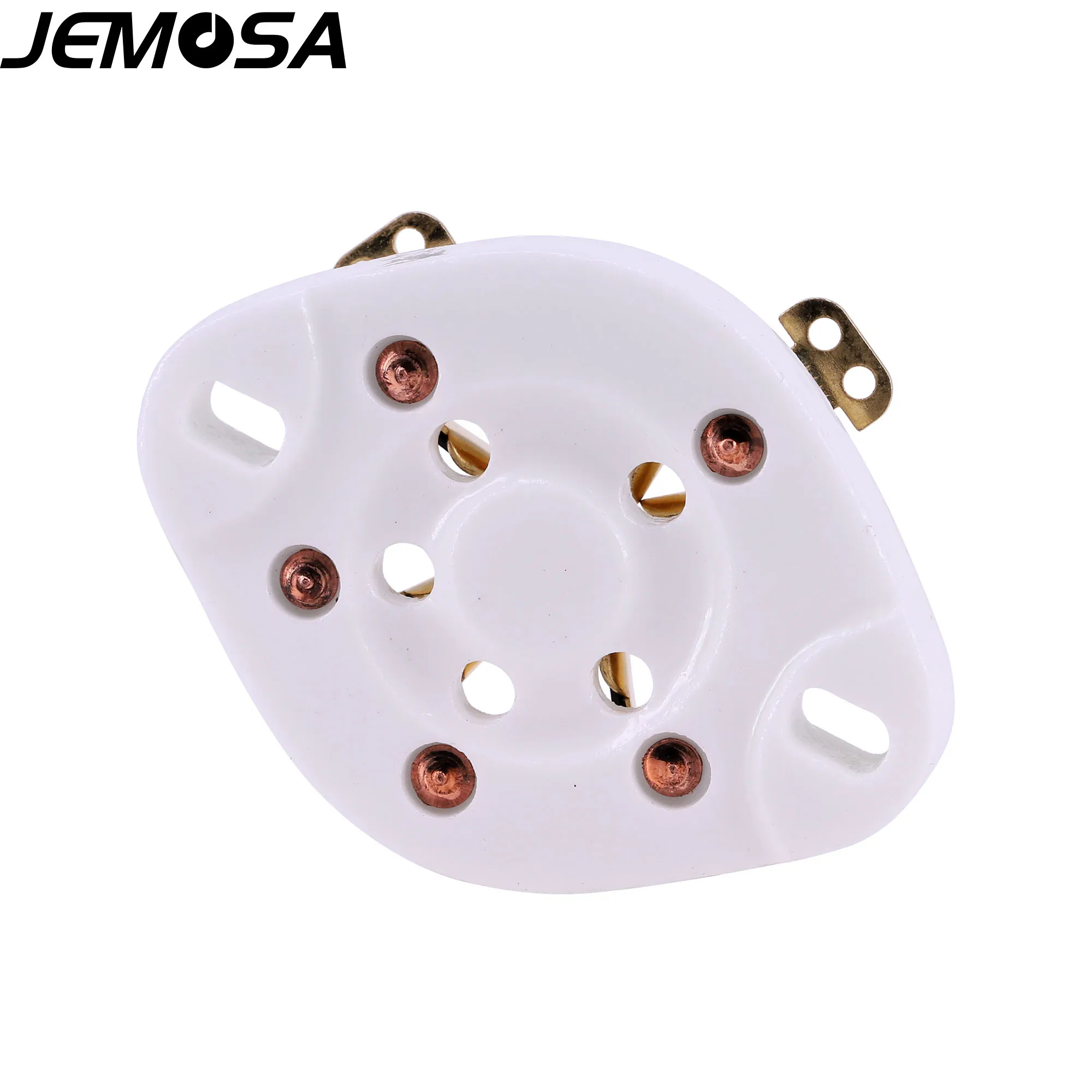 1 Máy Tính 5Pin Ống Ổ Cắm Gốm U5A Mạ Vàng Cho FU7 FU-7 FD422 807 Ống Chân Không Socker Khuếch Đại Âm Thanh HIFI