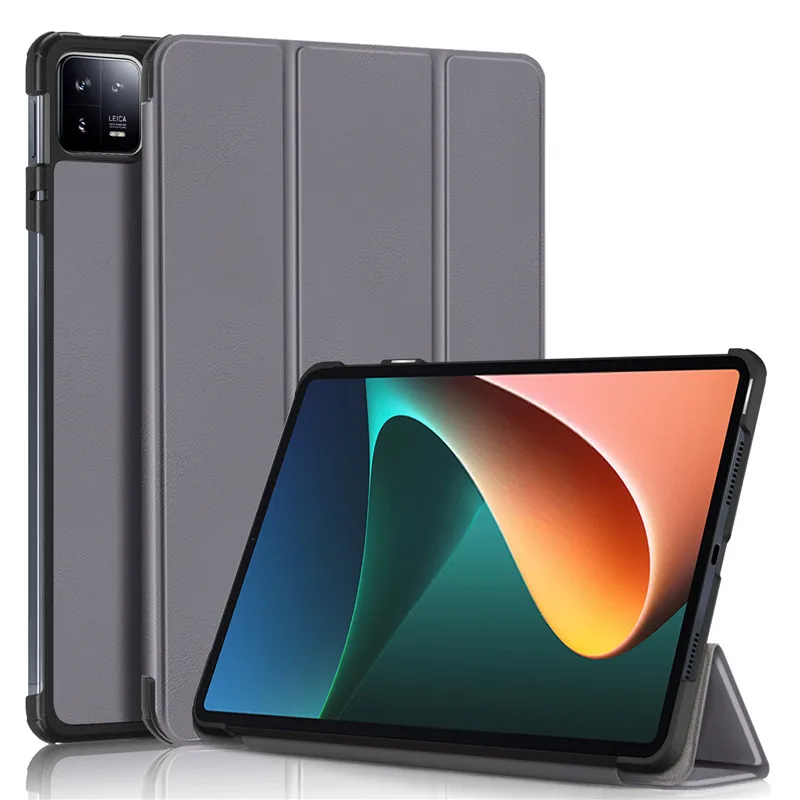 

For Xiami Pad 6 Case 11" Tri-Fold Magnetic Stand Smart Cover For Funda Mi Pad 6 Case For Xiaomi Mi Pad 6 Pro 2023 Cover