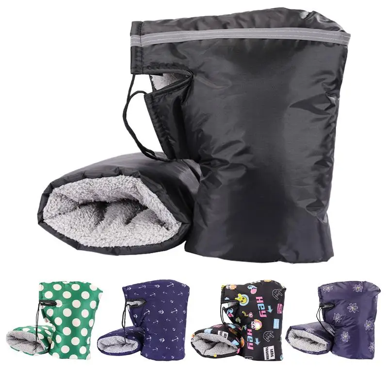 

Motorcycle Handlebar Muffs Universal Handle Grip Gloves Rider Gloves Wind-Breaking Guard Hand Warmer ATV Accessories