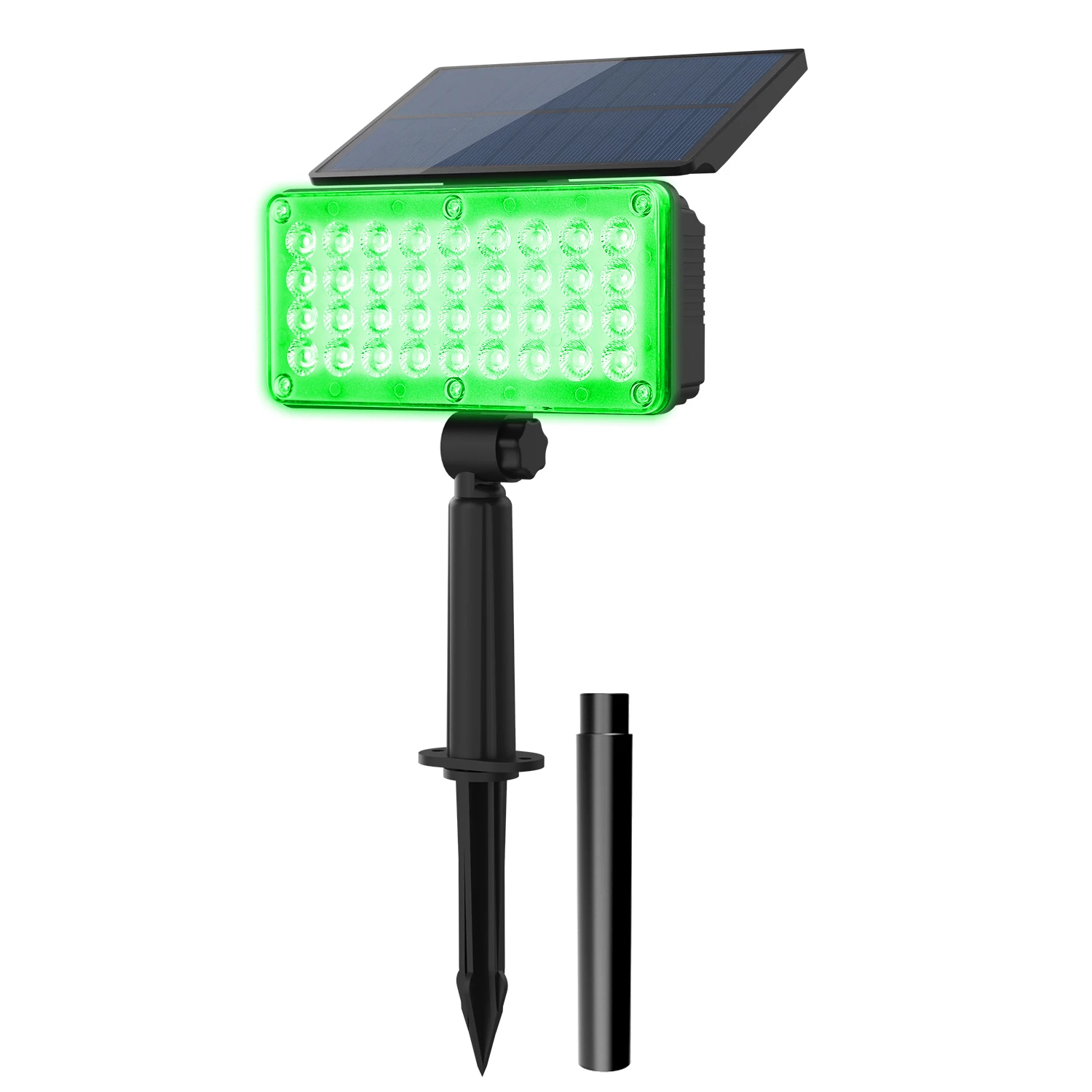 

2PCS Outdoor Light Garden Landscape Led Countyard Spotlight Waterproof Wall Lawn Street Green Solar Lamp for Tree