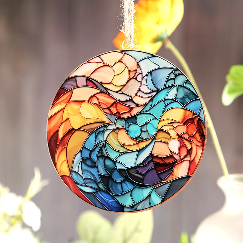 Transparent Acrylic Catcher Background Suncatcher Ornament, Sun Catcher,Auto decoration,Room Ornament,Birthday gift,Mother’s Day