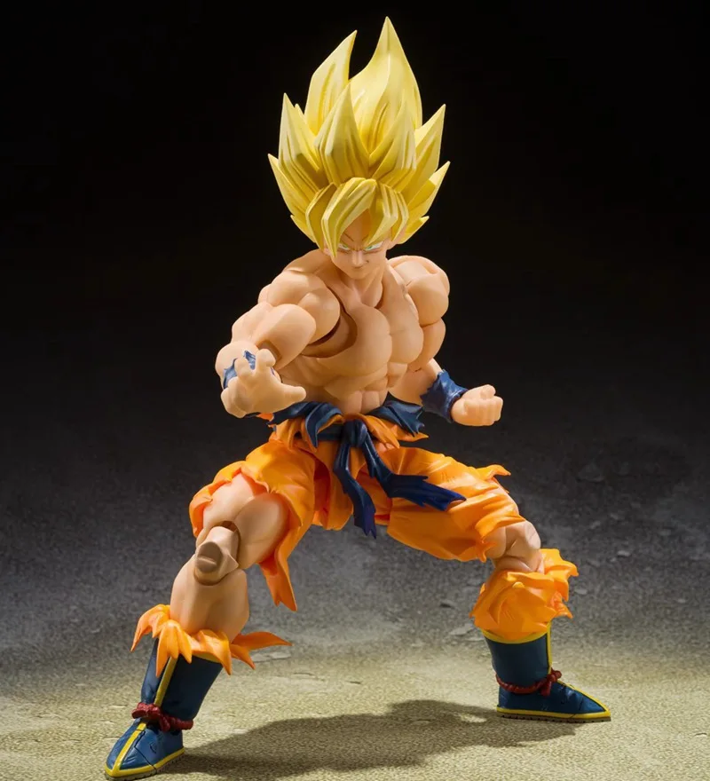 Shf Dragon Ball Z Son Goku Leggendaria Action Figure PVC Collezione mobile Anime 17 cm Super Saiyan Kakarotto Figurine Giocattoli di modello