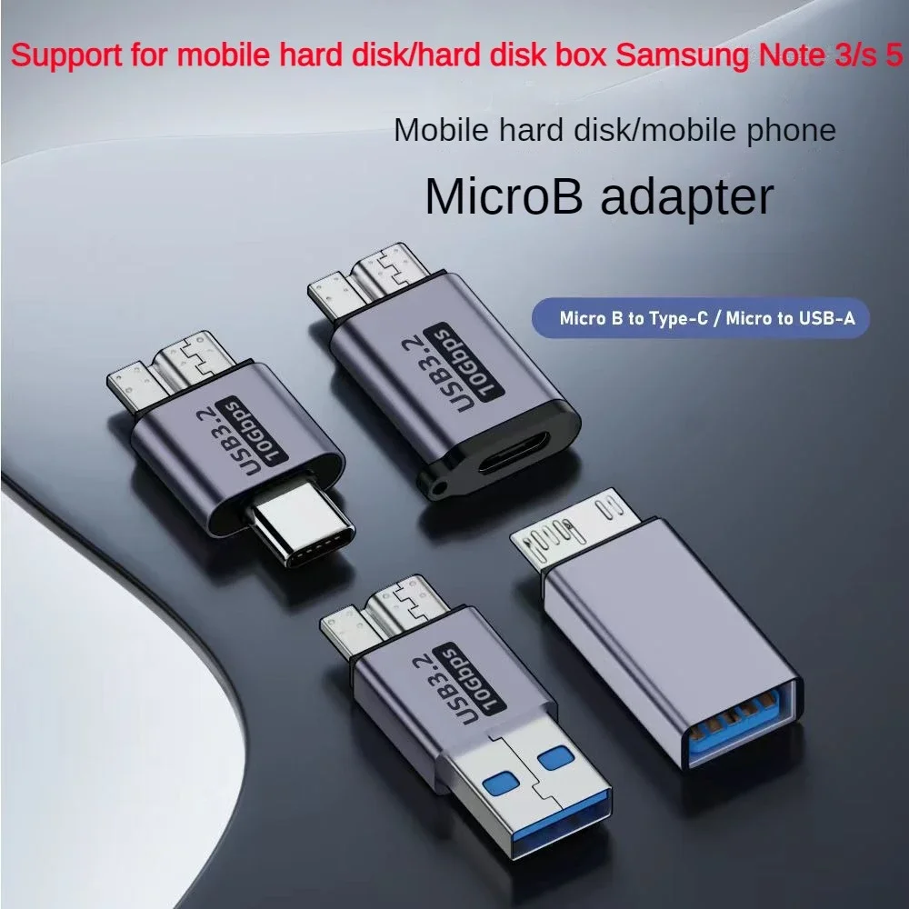 USB A/C to Micro B 3.0 Adapter 10Gbps Super Speed Data Sync Converter For Macbook Pro Samsung HDD SSD Type C to Micro B Adapter