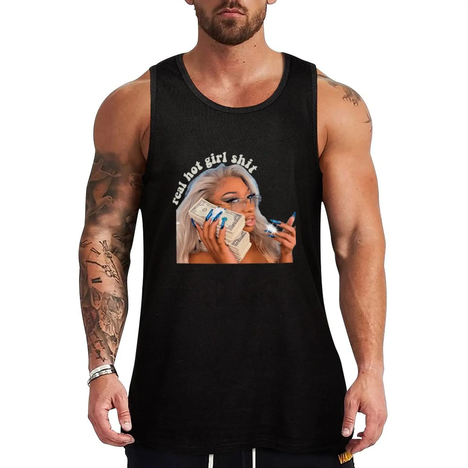 Megan Thee Rapper - Megan Thee Music Tank Top gym training accessories Sleeveless men sleeveless vests t shirt