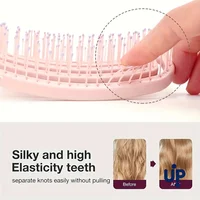 Volumizing Detangling Hair Massage comb Hair Massage Comb with Hollowed-Out Design hair styling tools for real hair wigs 5