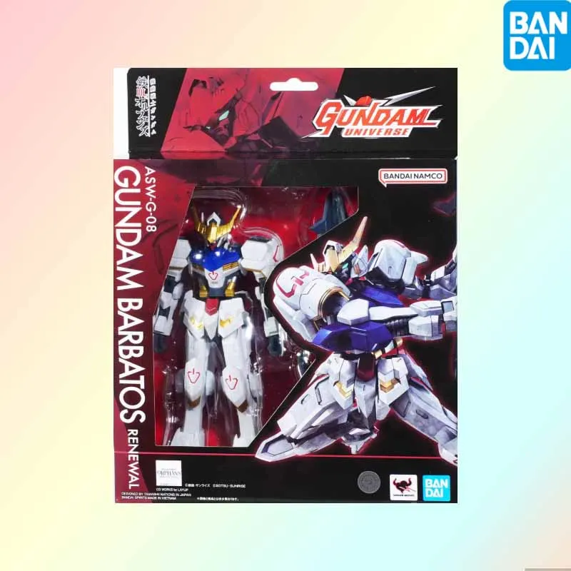 Oryginalny model do składania Bandai GU GUNDAM BARBATOS RENEWAL BURNING GUNDAM, figurka akcji z anime, zabawka kolekcjonerska, ozdoba.