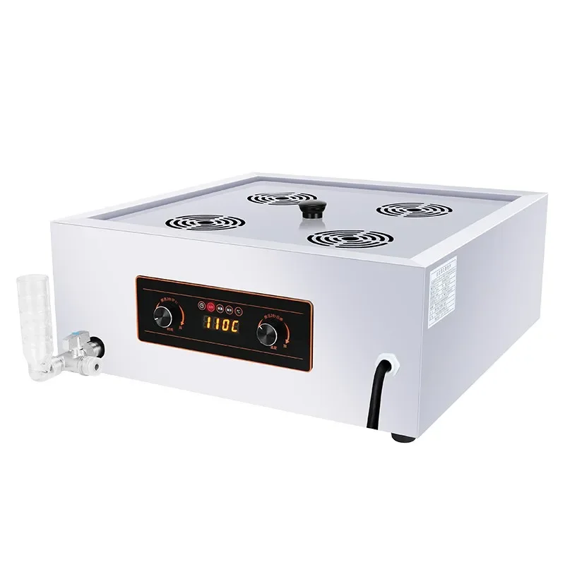 Commercial Steam Buns Furnace Steam Oven With Four Holes Furnace Water Desktop Electric Cage Dumplings Steam Furnace Steamer