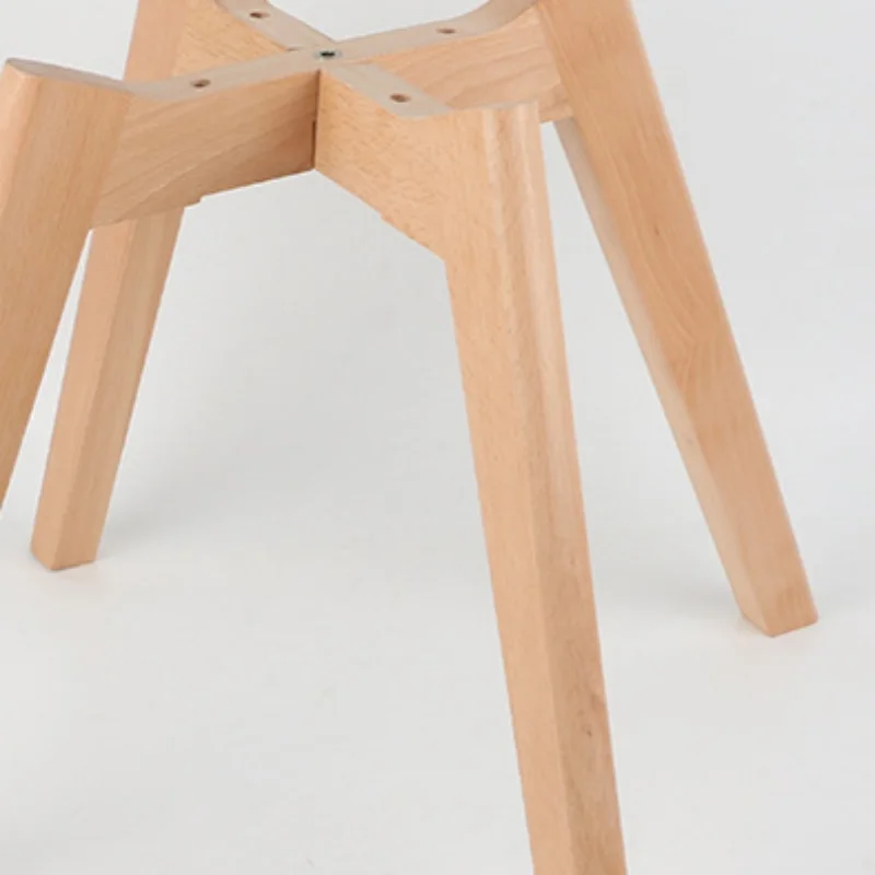 New Arrival Solid Wood Stool Legs Wooden Stool Legs Chair Legs Chairs Accessories Office Furniture Stylish Simple Wooden Legs image 4
