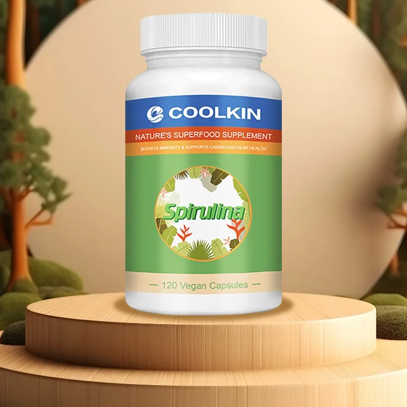 

Spirulina Capsules - Antioxidant, Replenishes Energy, Maintains Cholesterol Levels, Improve Digestion Health, Boosts Immunity