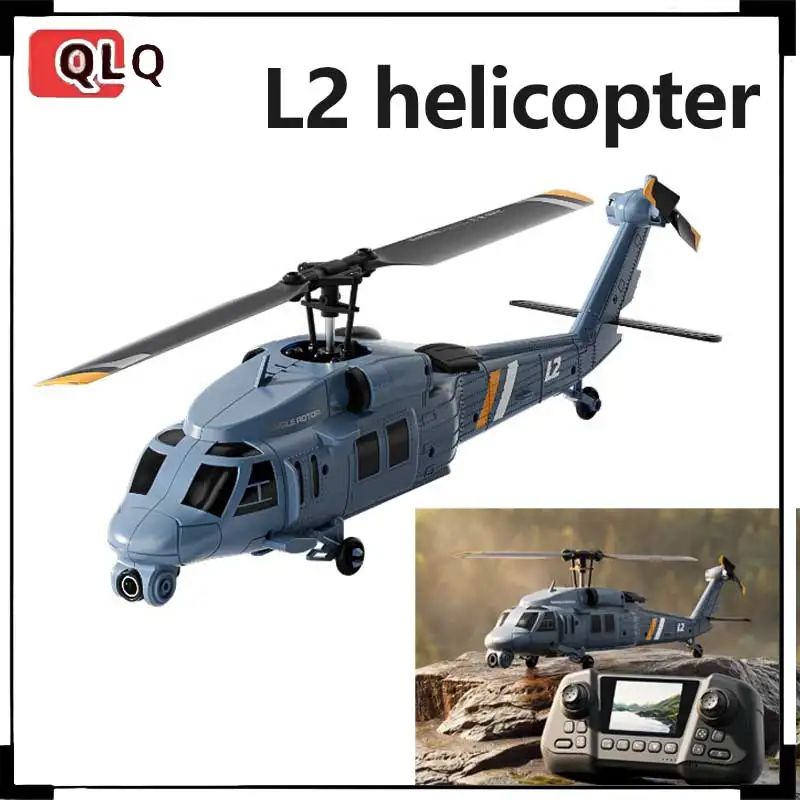 

L2 Helicopter With Screen Aerial Photography Single Propeller No Aileron Remote-Controlled Airplane Toy Fighter Toy