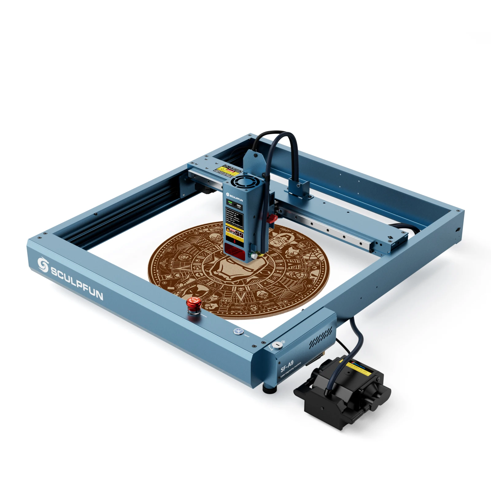 

SCULPFUN SF-A9 40W High Precision Small CNC Portable Diode Laser Engraving Machine for Wood Cutting and Marking