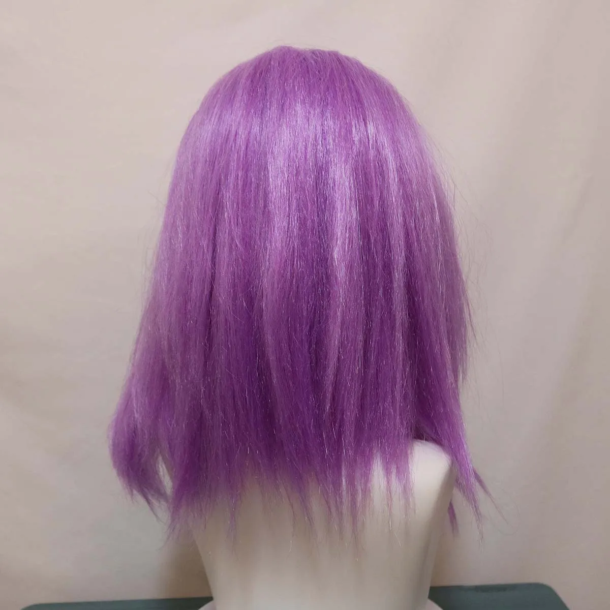 Anime Role Play Pokémon Team Rocket James Cosplay Peruca de cabelo roxo