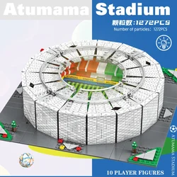 Football Field Assembled Building Blocks, Sports Stadium, Children to develop intelligence Toys, Fans Gift, New, 2024