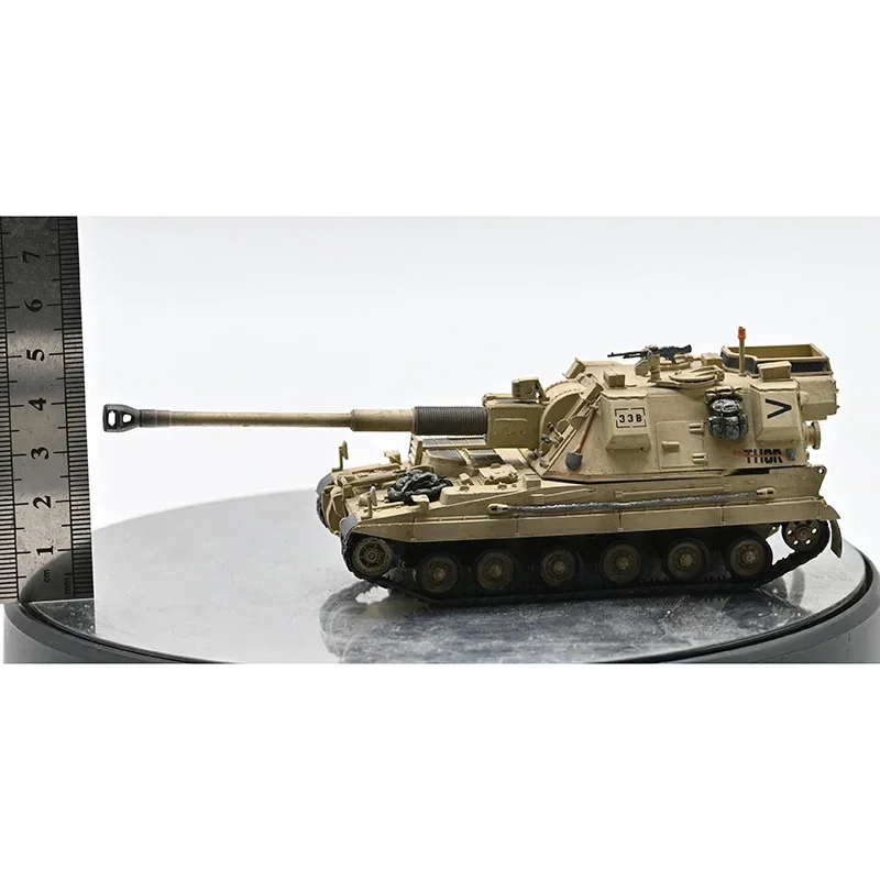 2024 1/72 Scale Collectible: British AS90 155mm SelfPropelled Howitzer Military Combat Tracked Tank Model, Finished & Ready