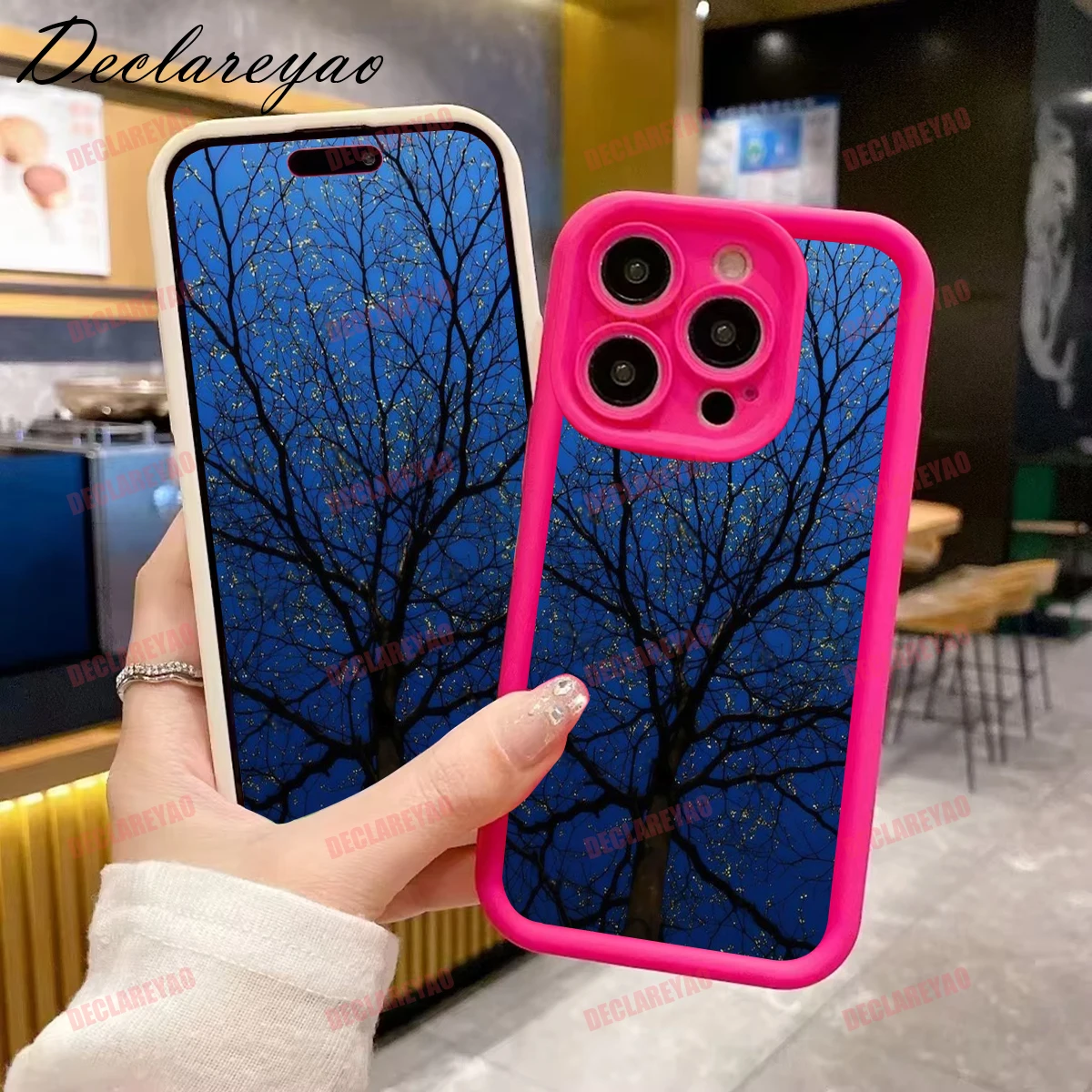 غطاء ناعم نحيف من مادة البولي يوريثان غير اللامعة من DECLAREYAO لهاتف Realme 60 V5 5 7 Pro Plus Note 13 30 GT6 8 C75 حافظة من السيليكون المقاوم للصدمات #4