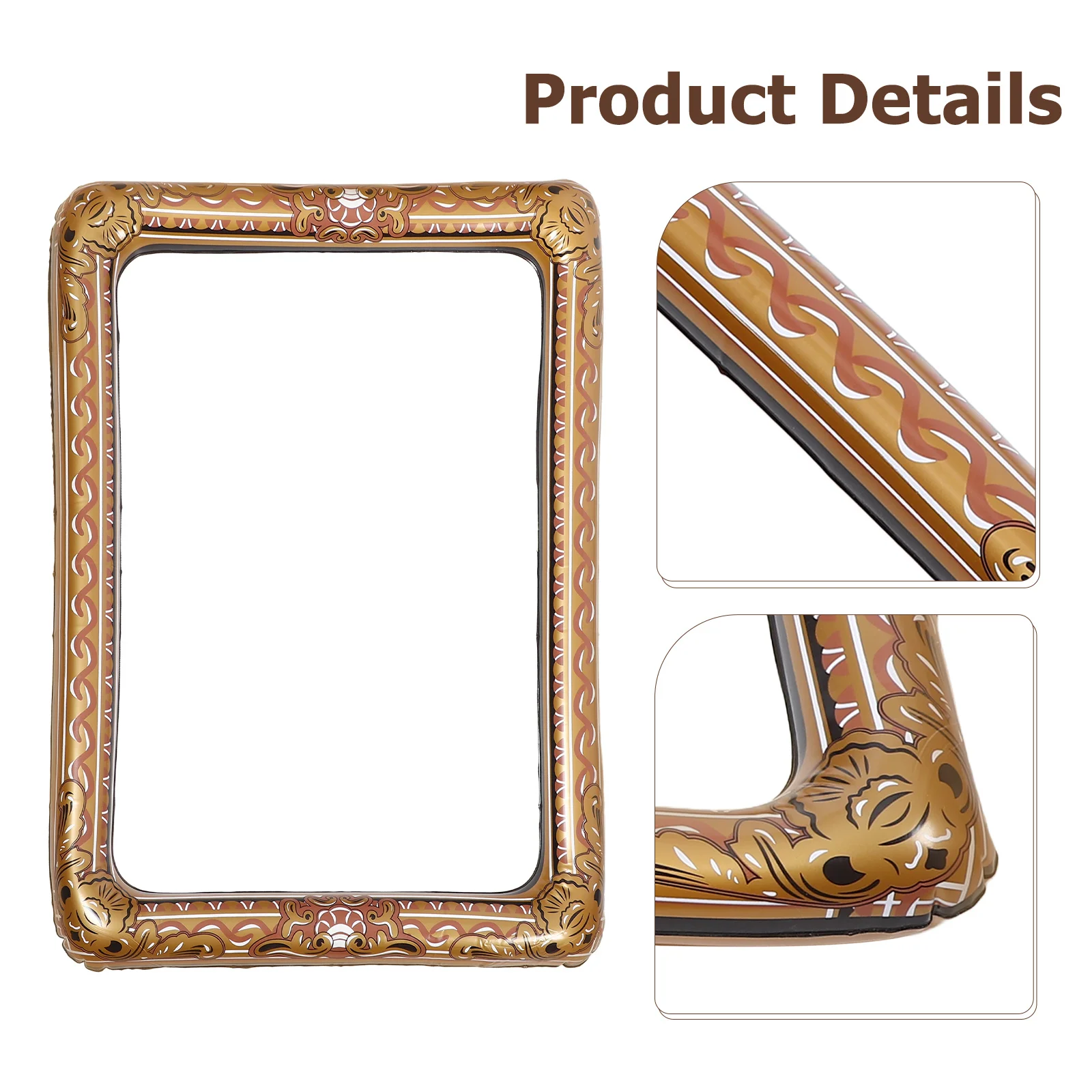 

Inflatable Selfie Photo Frame Party Prop Photo Booth Decor for New Year Graduation Festival Celebration Inflatable Selfie Frame