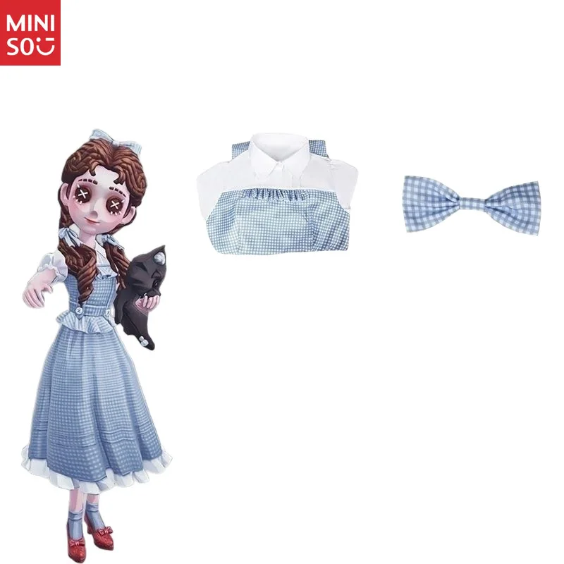 

Fifth Personality Cos Clothes Little Girl Dorothy Interpretation Star Daily Skirt Full Set Suitable for Adults and Children