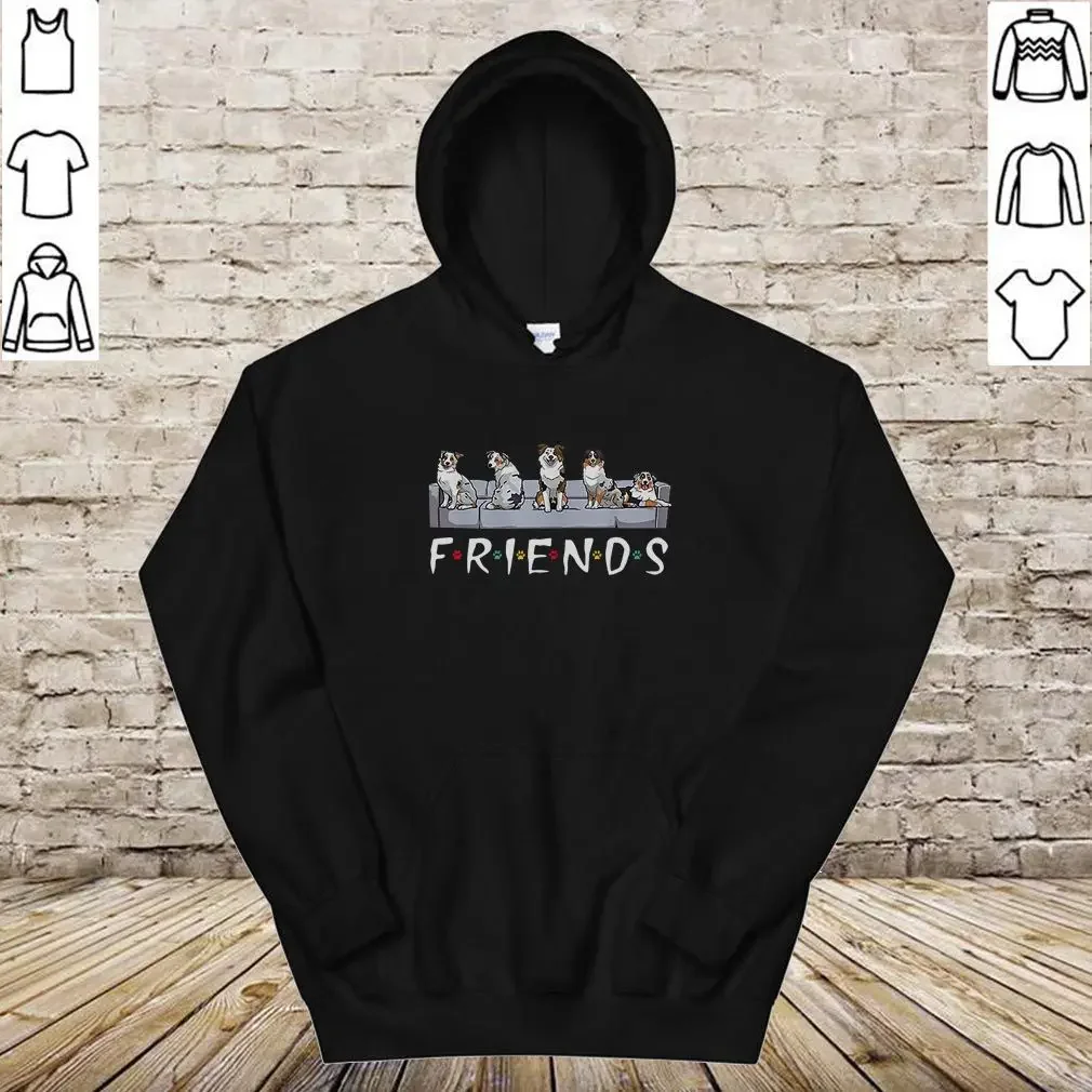 Australian Shepherd Friends Unisex Hoodie