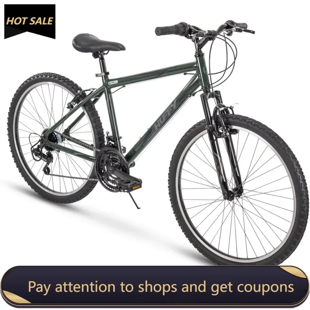 

Mountain Bikes for Men，26/27.5 Inch Sizes，Suspension Available，Fat Tire Option，Sleek Graphics，Disc Brakes Available Freight free