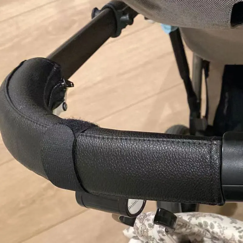 Stroller Handle Cover Fit For CYBEX Gazelle S Stroller Bar Sleeve Case Leather Armrest Protect Cover Stroller Accessories