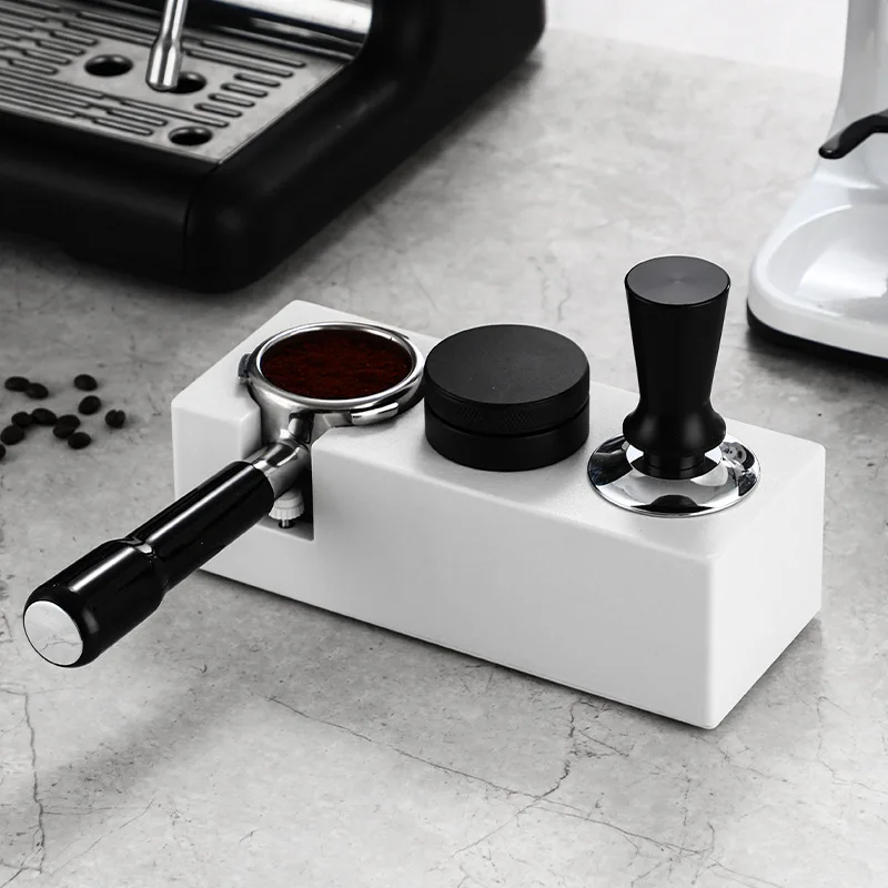 51/53/58mm ABS coffee Powder press blower tamper station rack base Handle bracket storage adjustable height coffeeware bar tools
