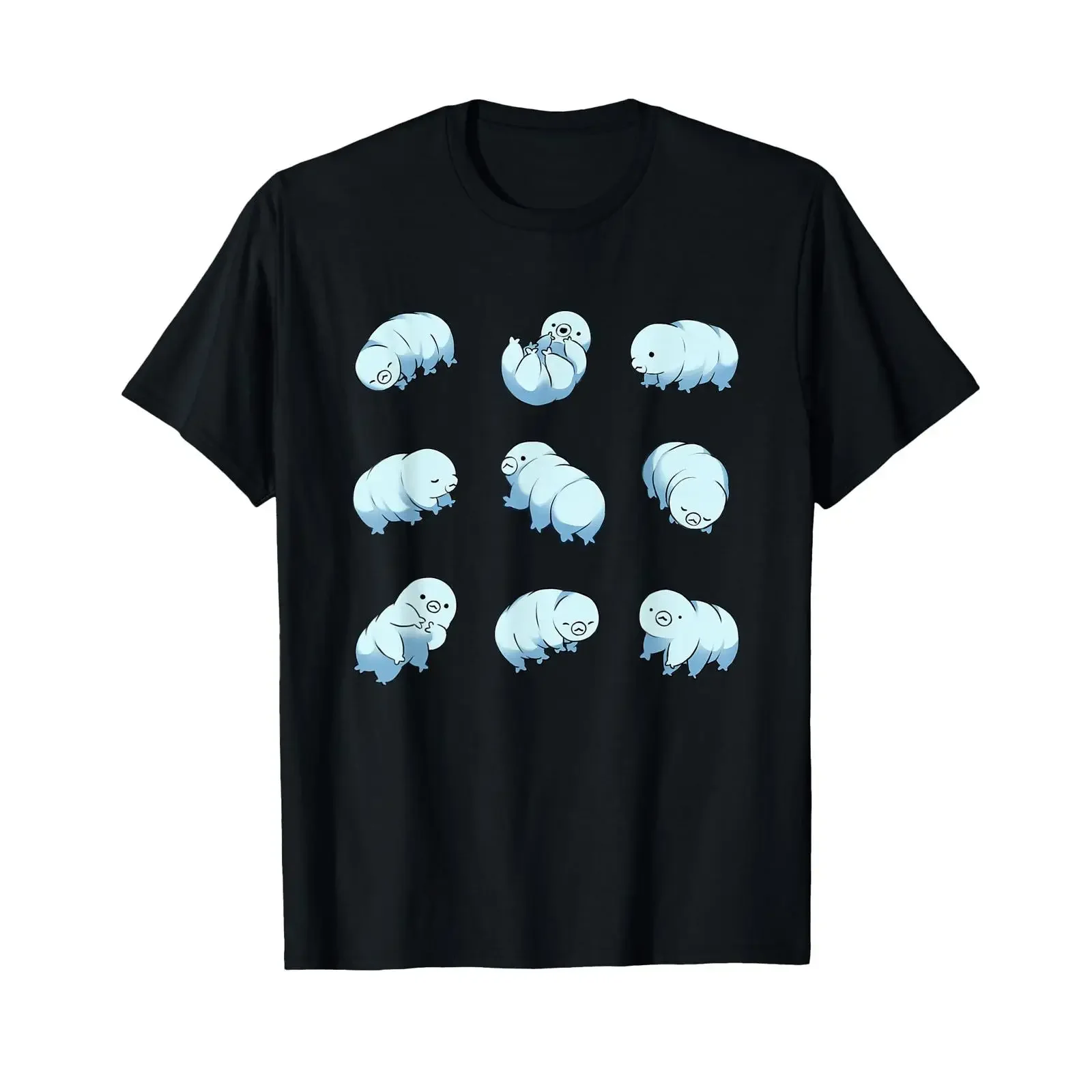 Cute Tardigrade Water Bears T Shirt vintage Washed Comfortable Top For Everyday Wear Breathable Stylish homme streetwear