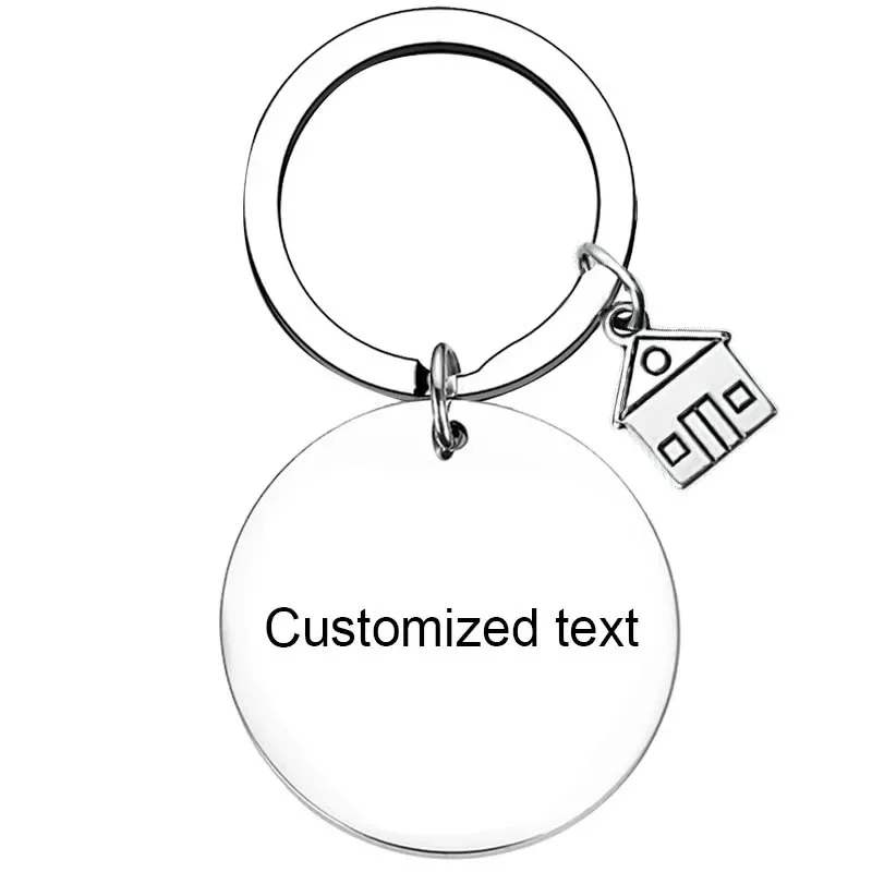 

Personalized Custom Keychain Our First Home Key chain New Home Housewarming Gifts key rings