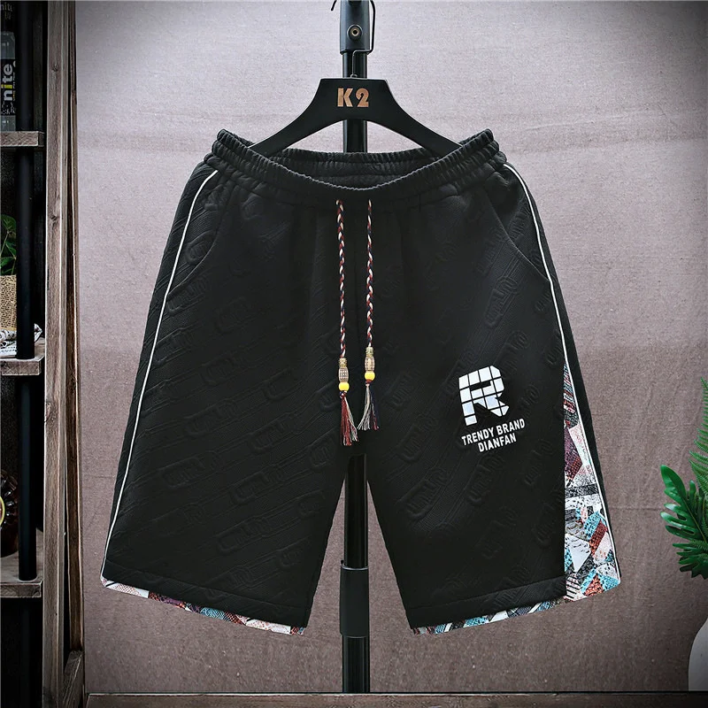 

Summer Youth Trend Loose Fitting Five Quarter Pants Men's Printed Casual Pants New Casual Pants