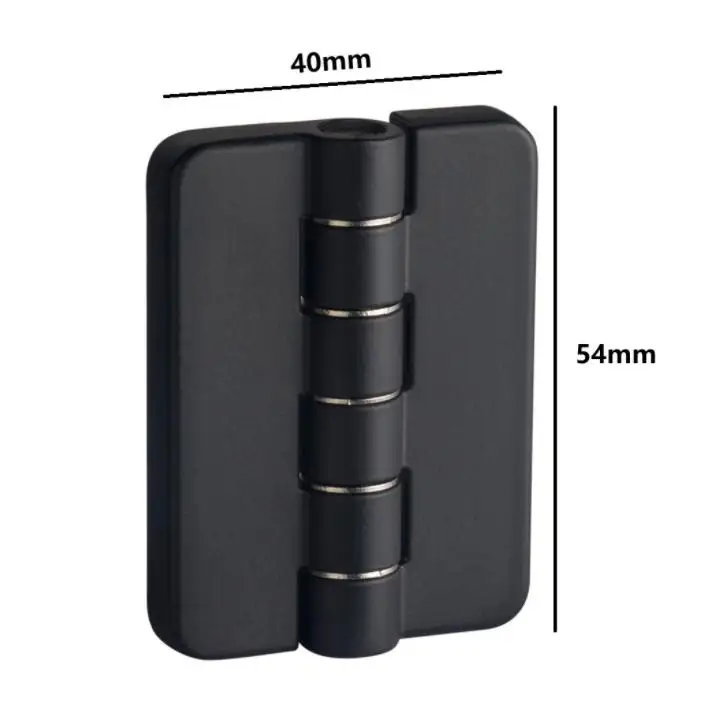 HL009-1A Cabinet Hinge Zinc Alloy Electroplated Matte Black Sand Chrome Bright Chromium 40x54mm for Control Panels