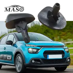 2pcs Front Windshield Wiper Washer Jet Nozzle 306307308 For Citroen C3 C4 Peugeot 306 307 308