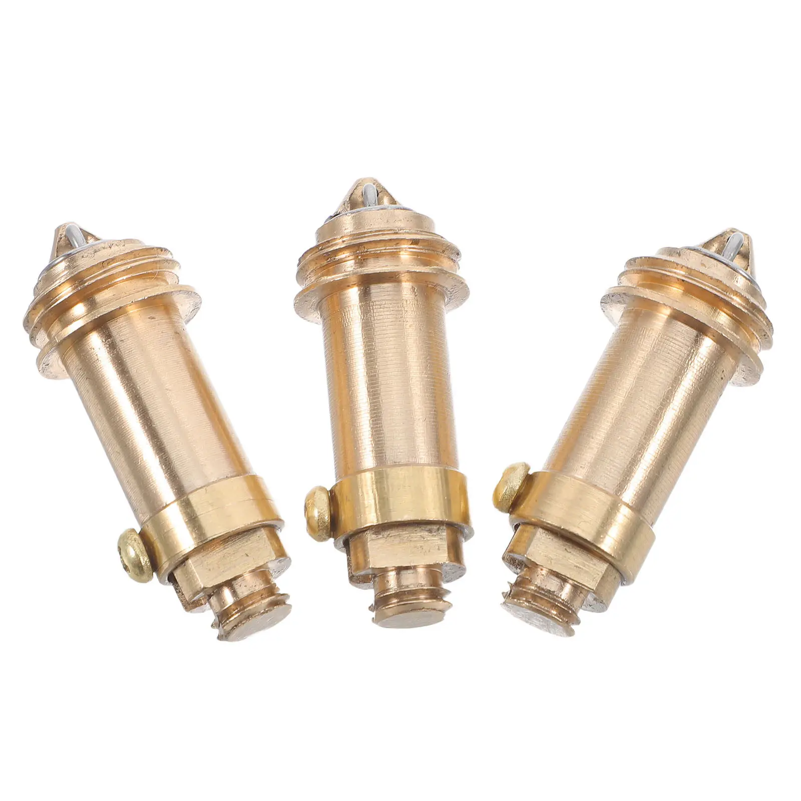 

3Pcs Heavy Duty Copper Popup Drain Stopper Replacement Core for Sink Bathtub Wash Basin Leak Proof Bounce Design Universal Fit