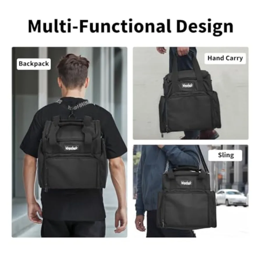 กระเป๋าใส่ลายสัก Wormhole พร้อมช่องใส่ของด้านในแบบถอดได้ 3 ช่อง และดีไซน์ 2 ชั้น สำหรับพกพาสะดวก เหมาะสำหรับเก็บลายสัก