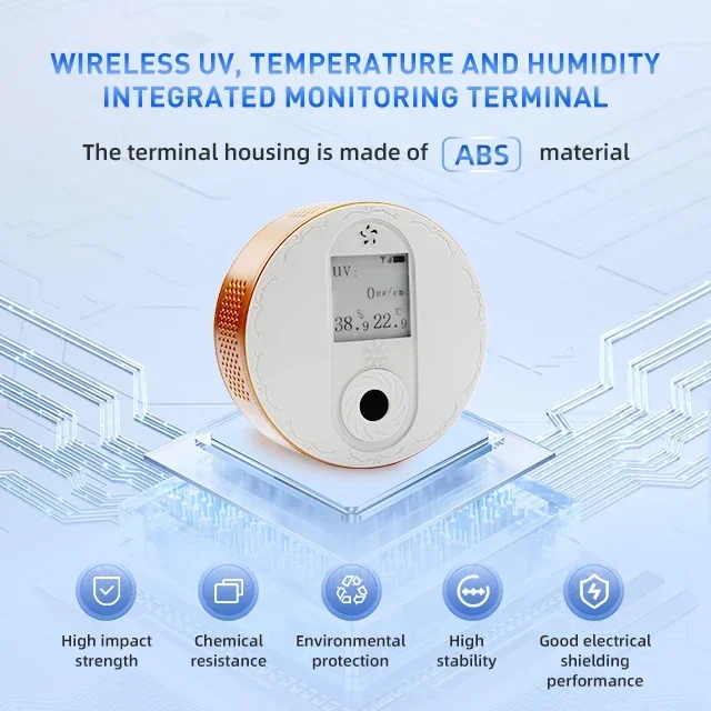 Wireless ultraviolet ,Temperature and Humidity Data Logger Zigbee Sensor Preventive Conservation Plan For Cultural Relics