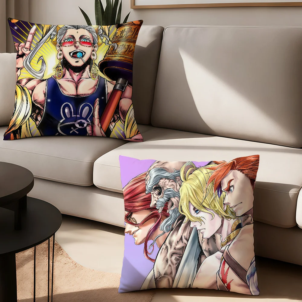 Comic R-Record of Ragnarok cushion cover Anti-dustmite Sofa Cushion Decorative Office Cover Lounge Area Indoor & Outdoor Use