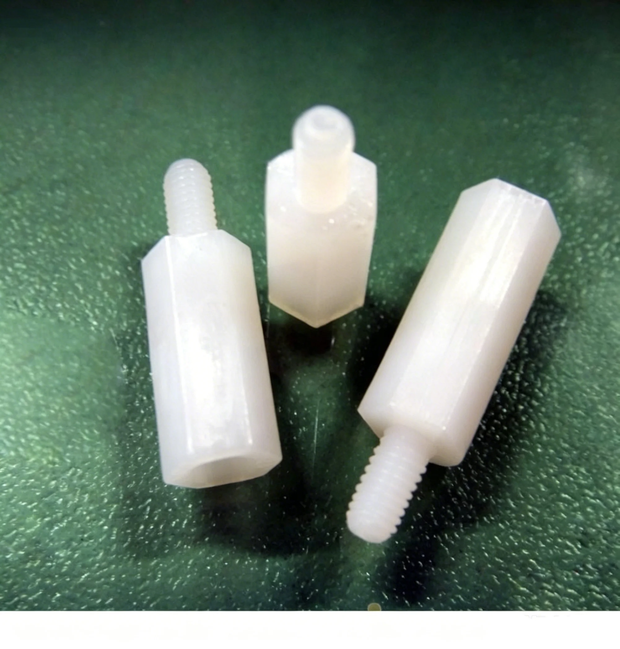 50pcs Metric M3*20+6mm M4*5/6/7/8/9/10/11/12/13/14/15/16/18/20/22/25/28/30/35/40/45/50+6mm Hexagon Nylon Threaded Spacers
