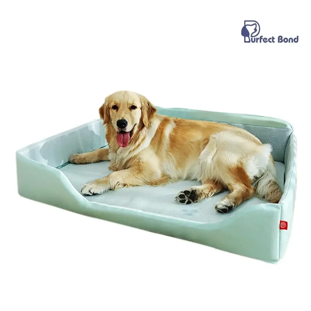 Cooling Pet Beds for Dogs and Cats, Ice Silk, Summer Beds for Small Medium and Large Dogs, Machine Washable, Non-Slip Bottom