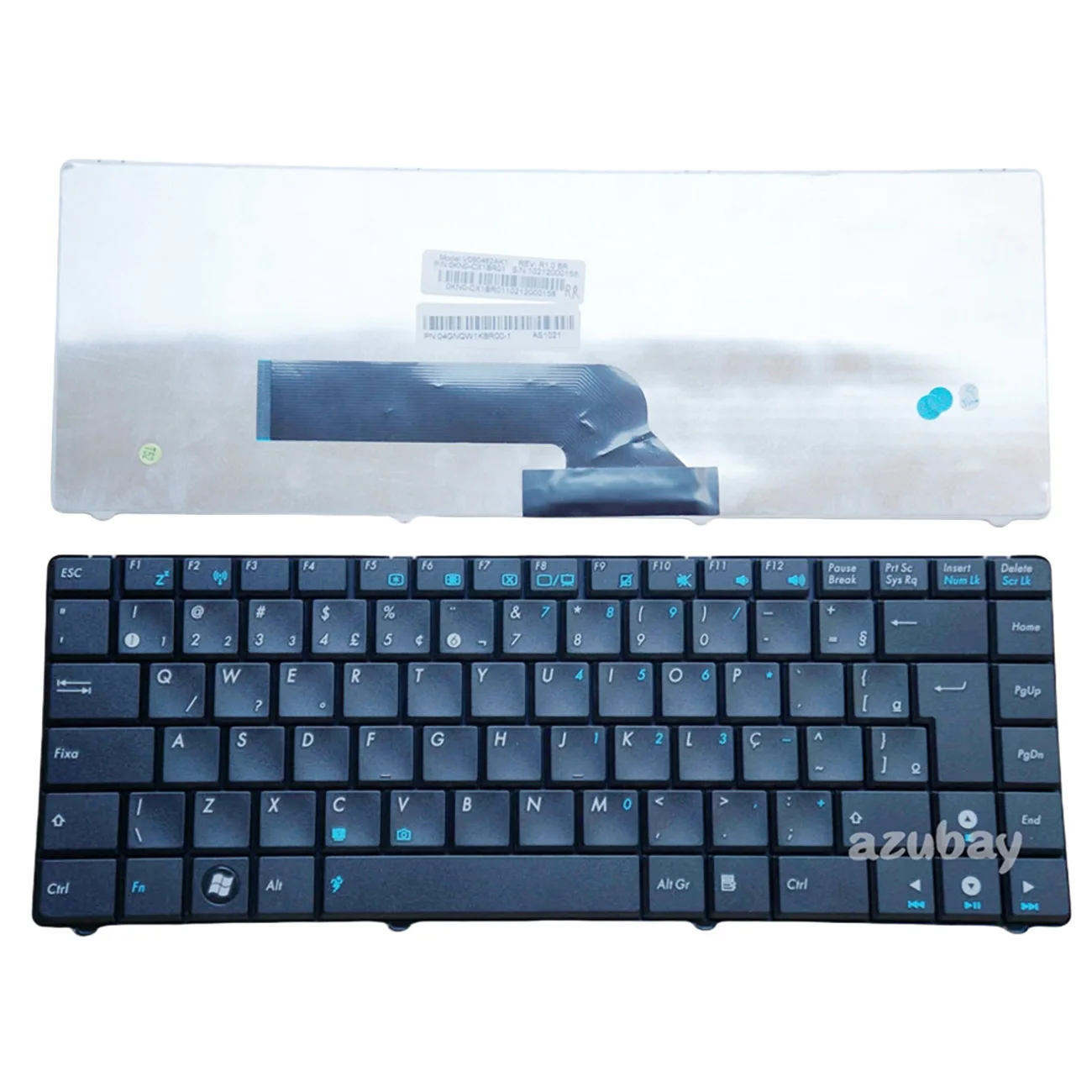 Keyboard For ASUS K40AB K40AC K40AD K40AF K40C K40ID K40IE K40IJ K40IL K40IN K40IP A41ID A41IE A41IN P30A Brazilian Portuguese