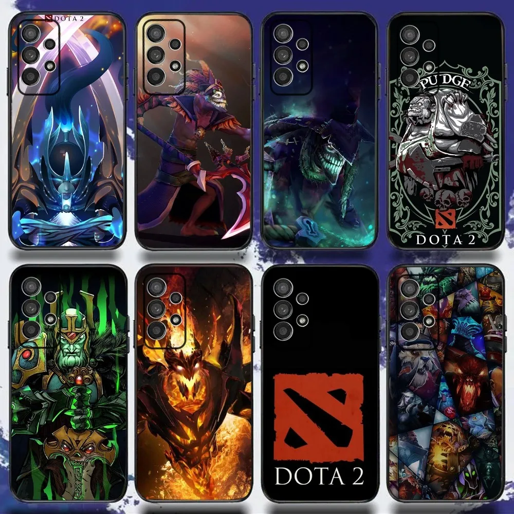 Game D-Dota 2 Phone Case For Samsung S24,S21,S22,S23,S30,Ultra,S20,Plus,Fe,Lite,Note,10,9,5G Black Soft Cover