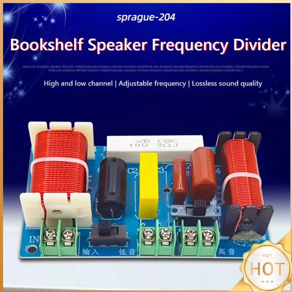 250 واط 2-Way مقسم التردد قابل للتعديل نقطة التردد لتقوم بها بنفسك المتكلم تصفية الدائرة المسرح المنزلي تعديل الصوت