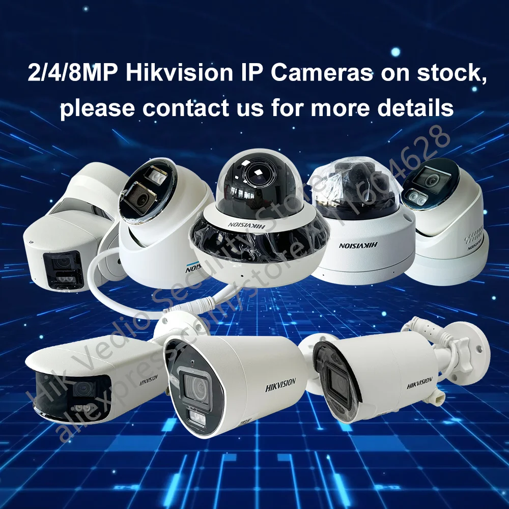 Original Hikvision DS-2DE2A404IW-DE3/W 4MP 4xZoom PTZ Camera IR PoE Built-in Mic DarkFighter DS-2DE2A404IW-DE3