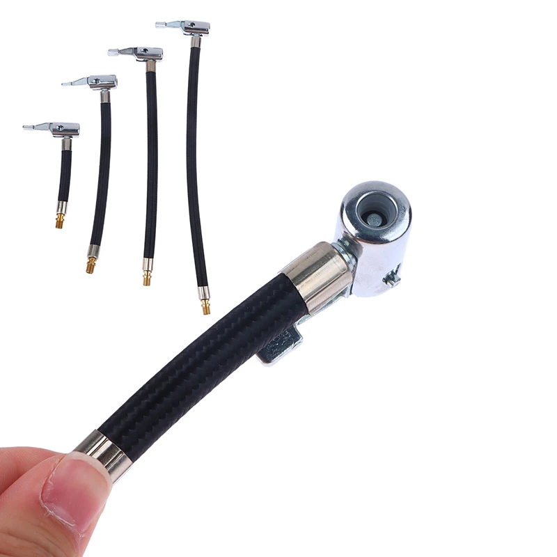 Twist Tyre Air Connection Locking Air Chuck Bike Motorcycle Car Tire Air Inflator Hose Inflatable Pump Extension Tube Adapter