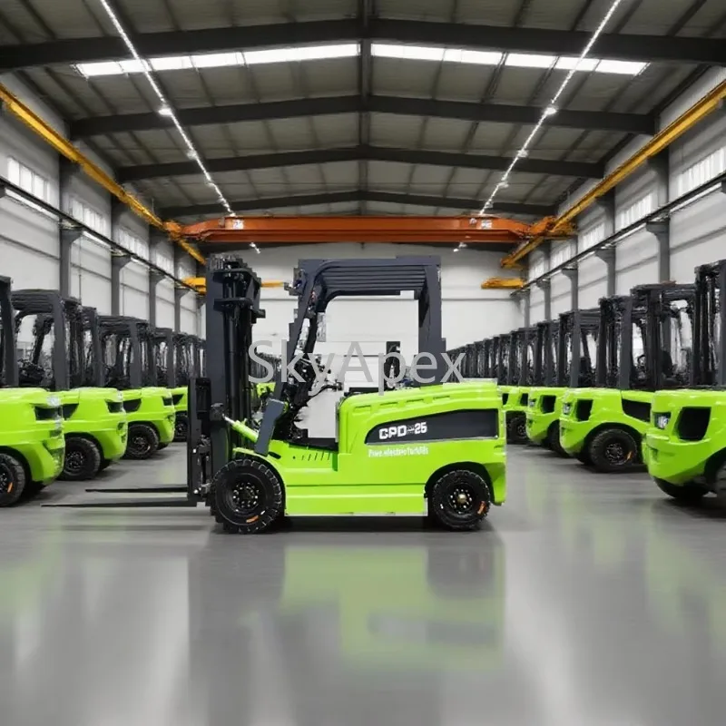 China Professional Manufacturer 2.5-Ton Portable  Electric Forklift  Lithium Battery With Fast Charging  For Warehouse & Factory