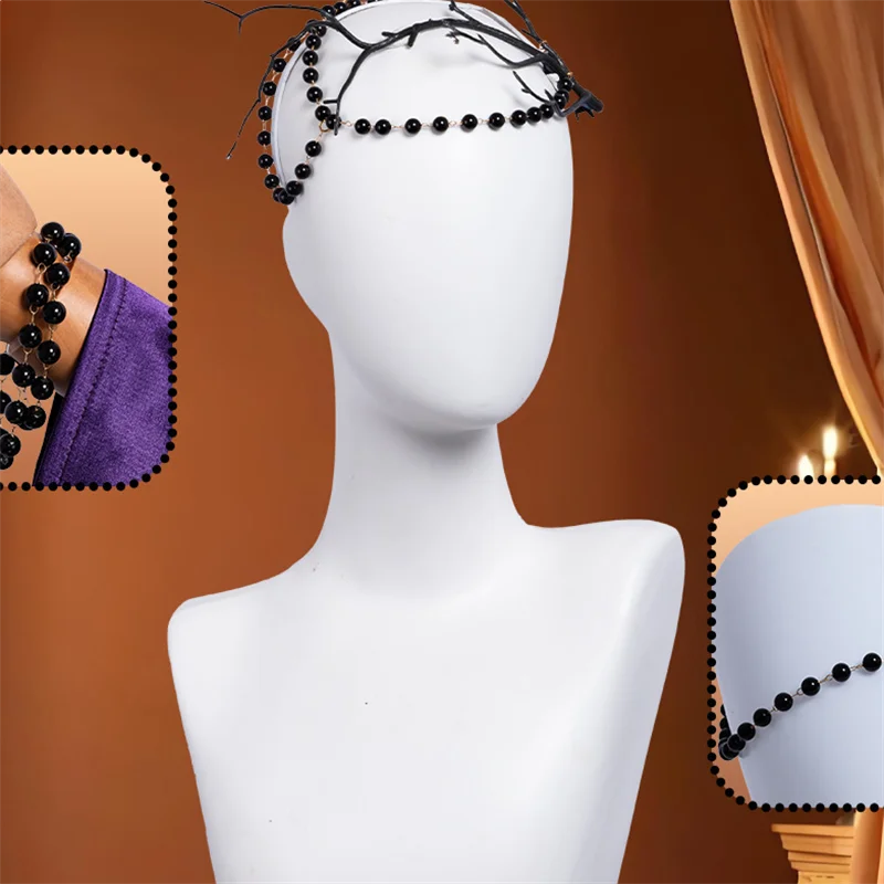 لعبة الطريق إلى أي مكان هيلا الكبار النساء تأثيري حلي رداء تنورة أغطية الرأس مجموعة كاملة الملحقات دعوى هالوين كرنفال وتتسابق #6