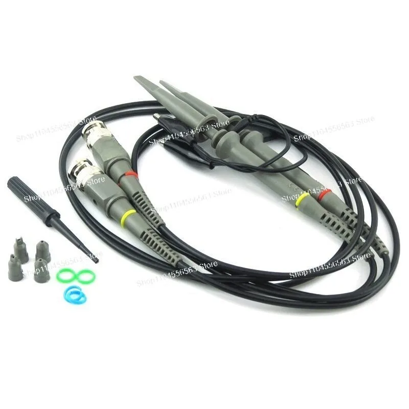 P6100 20-300MHz Oscilloscop Probe, 10x High Voltage Attenuation Probe for Electronics Testing and Measurement