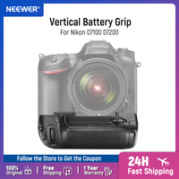 Neewer Vertical Battery Grip for MB-D15 Works with EN-EL15 Battery or 6 Pieces AA Batteries for Nikon D7100 D7200 Digital SLR