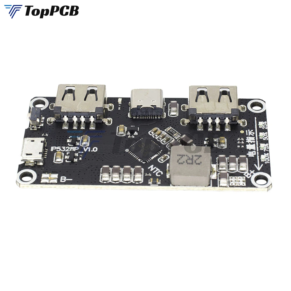 IP5328P USB Type-C Bidirectional Fast Quick Charging Module DC-DC Step Up Boost Converter 3.7V to 5V 9V 12V for Power Bank DIY