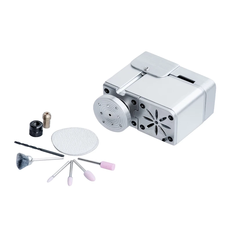 8 In 1มินิโลหะเครื่องกลึงโลหะ36W, 20000Rpm Miniature ไม้เครื่องกลึงเหมาะสำหรับเด็กงานไม้ DIY การสอน