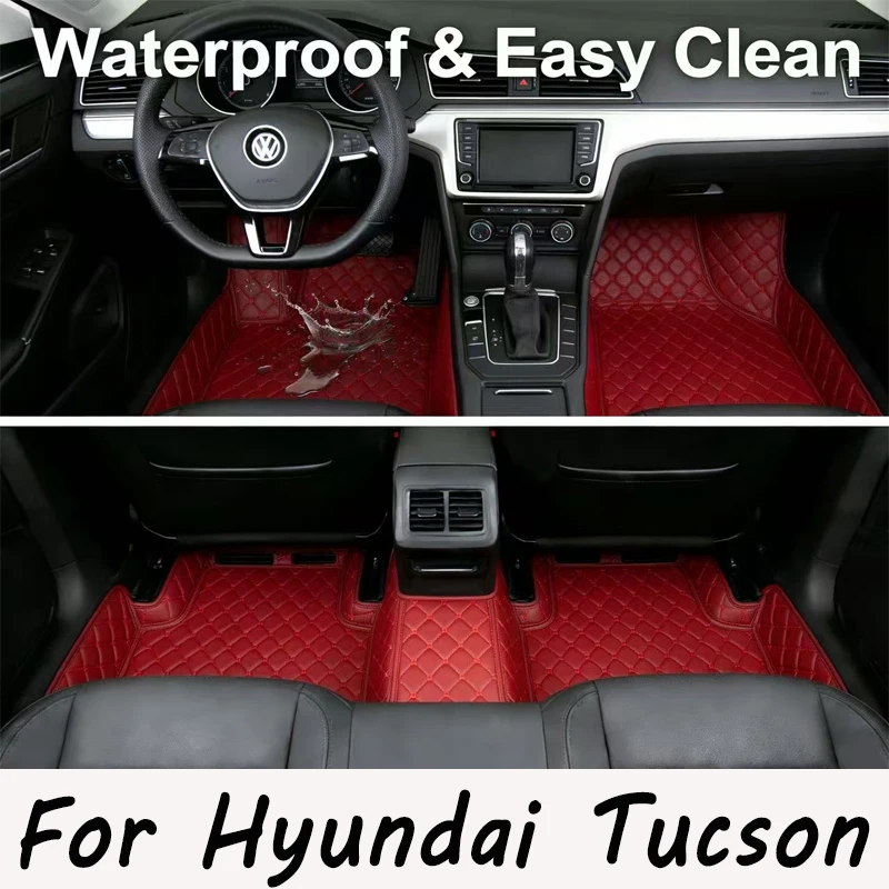 

Автомобильные коврики на заказ для Hyundai Tucson 2015 2016 2017 2018, аксессуары для покрытия пола автомобиля