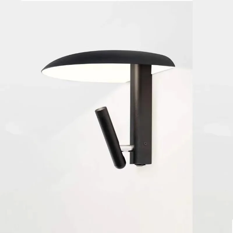 Personalized rotating reading wall lamp Modern simple B & B hotel restaurant aisle bedroom bedside lamp