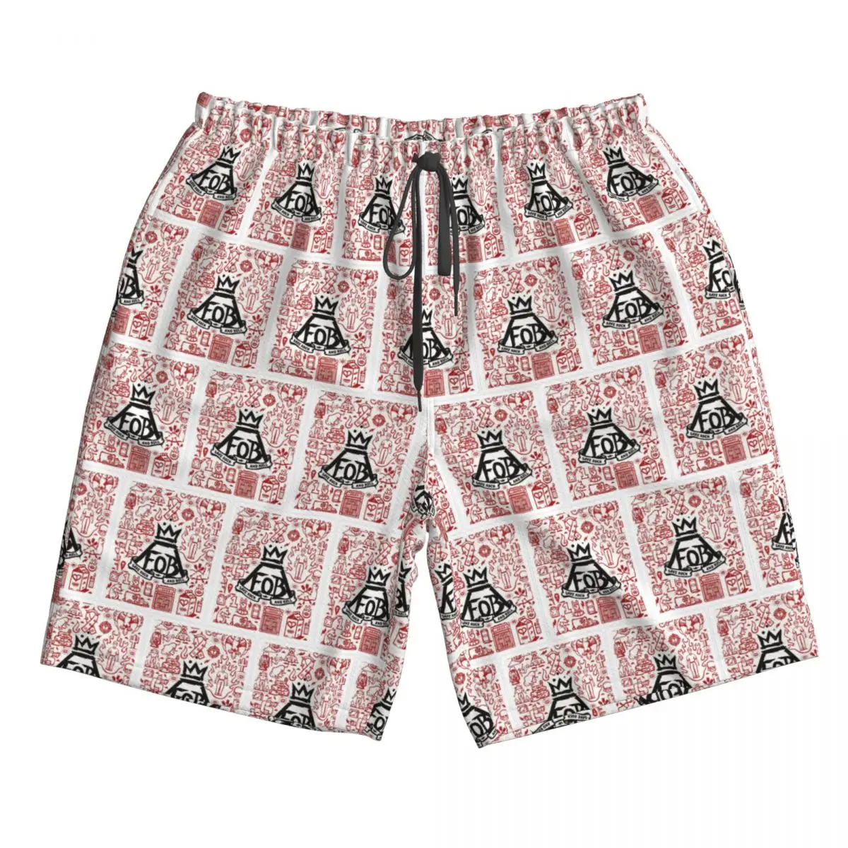 

Fall Out Boy Trunks Beach Board Shorts Casual Quick Dry Swim Summer Men Pants